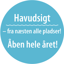 Helårsåbent campingplads med havudsigt