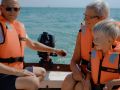 Sailing trip with grandparents